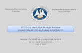 FY 15-16 Executive Budget Review DEPARTMENT OF NATURAL … · 2015. 3. 30. · Human Capital. (15 T.O.) Significant Adjustments: Statutory Dedications • This net decrease is due