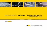 Preview Edition: BEYOND SOLID END MILLS - Productivity Inc. … · Kennametal Inc. delivers productivity to customers seeking peak performance in demanding environments by providing