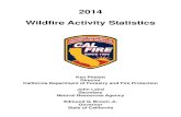 2014 Wildfire Activity Statistics - California · 2014 Wildfire Activity Statistics California Department of Forestry and Fire Protection . 2014 STATEWIDE FIRE SUMMARY . During 2014,