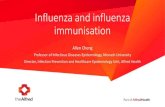 Influenza and influenza immunisation in Australia · • Influenza vaccines • Vaccine coverage • Influenza vaccine effectiveness ... enzoonotic in Chinese poultry, occasional
