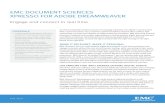 EMC DoCuMEnt SCiEnCES xPrESSo for aDobE DrEaMwEavEr€¦ · infrastructure technology and solutions that enable organizations of all sizes to transform the way they compete and create
