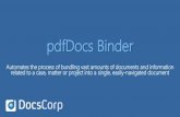 pdfDocs Binder - Rechenzentrum€¦ · the Binder to PDF or ... Cover Pages Select a document as your cover page and edit it in its native application from within the Binder . 8 Table