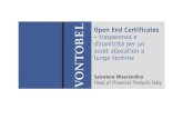 Open End Certificates 2 - certificatiederivati.it · 2. Gli Open End Certificates: - Generalità - Sottostanti 3. Vontobel ClimateProtectionIndex Open End Certificates - Indice dinamico