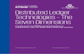 Distributed Ledger Technologies – The Seven Dimensions · AML/CFT, accounting, audit, tax and legal aspects, all by reference to world examples of uses of blockchain. Juanita Brockdorff.