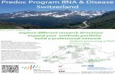 Predoc Program RNA & Disease Switzerlandjcyxy.njmu.edu.cn/_upload/article/files/99/7d/4857... · expand your methods portfolio build a professional network before pursuing a PhD predoc@nccr-rna-and-disease.ch
