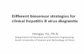 Different biosensor strategies for clinical hepatitis B virus ......Different biosensor strategies for clinical hepatitis B virus diagnostic Hongyu YU, Ph.D. Department of Electrical