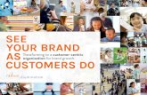 SEE YOUR BRAND AS organization for brand growth. customer ...€¦ · marketing agency. A leading brand marketing agency wanted a more 360-degree view of the customer journey in today’s