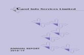 ANNUAL REPORT · ANNUAL REPORT vakils 2018-19. Annual Report 2018-19 | 1 BOARD OF DIRECTORS Dr. G. B. PARULKAR Managing Director