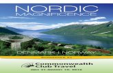 T& % #:9-22876W NORDIC I cl ded Fea e Reserve your trip to ... · Pre-trip Stockholm Extension ... 2016 (75 days prior to depar-ture). Reservations received after this date must be