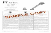 COPY SAMPLE - Microsoft … · This product has been designed for use with the Pfister 0X6-140R or JX6-140R Roman Tub series rough-in. It will not work with any other . product. This