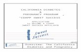   · Web view2017. 10. 20. · PREGNANCY PROGRAM “CDAPP SWEET SUCCESS” APPLICATION . to BECOME A CDAPP . SWEET SUCCESS AFFILIATE. 2015. Overview: The California Diabetes and