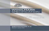 WOOLMARK BLEND PRODUCTS · Products composed of 100% non-wool warp or weft are permitted if the overall product fibre content is at least 50% new wool. ... (ie wool plus fine animal