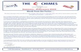 THE CHIMES · 1/1/2020  · 1 THE CHIMES A Newsletter of Centennial United Methodist Church est. 1963 January - February 2020 1503 Broadway - Rockford, IL - 815 397 2771 -