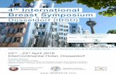 4 International Breast Symposium · Breast Symposium Düsseldorf (IBSD) Certified by the medical association Nordrhein with up to 28 CME-Points 22nd - 23rd April 2016 InterContinental