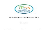 SCS REOPENING GUIDANCE - Sarasota County Public Schools...SCS REOPENING GUIDANCE . July 15, 2020 . Sarasota County Schools 7/15/20 p.2 CONTENTS: 1. Public Health and Safety Measures
