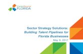 Building Talent Pipelines for Florida Businesses...We design and invest in strategies to address critical statewide workforce needs. We oversee a statewide network of career development