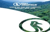 STATE OF THE WET TROPICS REPORT 2013–2014 · Content from this annual report should be attributed as: Wet Tropics Management Authority (2014) State of Wet Tropics Report 2013/14: