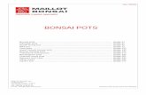 BONSAI POTS - MAILLOT-ERABLE · 2020. 7. 17. · Bonsai pots réf. : 10325 OVAL POT MY-02 35.00 € réf. : 10327 RECTANGULAR POT 14.5*10.5*5 MM MY-06 38.00 € réf. : 10326 ROUND