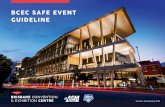 BCEC SAFE EVENT GUIDELINE · BCEC’s Management Company, ASM Global has introduced a new environmental ... Workforce Safety Hygiene Technology & Equipment Food Service Public Awareness