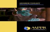 MEMBER TOOLKIT - cdn.ymaws.comAAPPR Member Toolkit | 2 This toolkit has been created to provide AAPPR members content that can be used to announce and promote how AAPPR is redefining