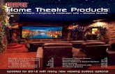Projection Screens — Projector & FlatScreen Lifts — Window ... · brighter light in the theatre. However, rear projection requires a space behind the screen for the projector.
