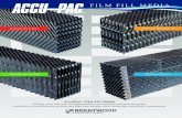 Film Fill 6-pager - H2O Cooling Film Fills Brochure.… · Accupac ® Film Fill Media Cooling tower fills with the highest thermal performance and product quality. Available in a