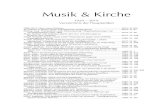 Musik & Kirche · 2019. 11. 4. · Musik & Kirche 1929 – 2019 Verzeichnis der Hauptartikel 1985–2014. Neun neue Oratorien .....2012 / S. 24 9 . 20 Thesen zu einem neuen evangelischen