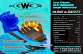 GLOVE & SAFETY - CWC · PDF file Leather Gloves 1-2 Cotton Gloves 3 Dip/Coated Knit Gloves 4 Atlas™ Gloves 5-6 Unsupported Gloves 7 Supported Gloves 8 Disposable Gloves -10 Safety