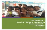 Kiribati Early Grade Reading Assessment  · Web view2019. 7. 18. · Table of Content2. List of Tables3. List of Figures5. Executive Summary6. Summary of EGRA results and findings7.