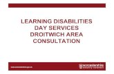LEARNING DISABILITIES DAY SERVICES DROITWICH AREA … · The Connect Service This is one of the 3 new types of day services for people with learning disabilities. Everyone has to