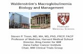 Waldenström’s Macroglobulinemia Biology and Management...Jul 08, 2015  · gp-130 . HCK . growth Degradation . survival . MYD88 : IRAK4 . ... Mason et al, BJH 2016 . Bing Center