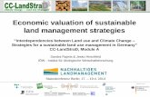 Economic valuation of sustainable land management strategies · Statuskonferenz Berlin, 17. – 19.4. 2013 Sandra Rajmis, Jesko Hirschfeld 2 Introduction Aims of the project Research