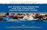 Key Workforce Priorities for the Community Transformation ......promotoras and community health workers. Today, Visión y Compromiso’s Network of Promotoras and Community Health