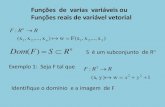 Funções de varias variáveis ou Funções reais de variável ...arquivos.info.ufrn.br/.../funes_variasvariaveisI.pdf · Funções de varias variáveis ou Funções reais de variável