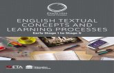 ENGLISH TEXTUAL CONCEPTS AND LEARNING · PDF file Textual concept Concept progression 4 | English textual concepts and learning processes English textual concepts and learning processes