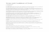 Terms and Conditions of Trade - Home Improvement Pages · 2018. 3. 22. · Terms and Conditions of Trade 1. Interpretation 1.1 Definitions (a) Agreement means these terms and conditions