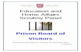 Education and Home Affairs Scrutiny Panel · Scrutiny Panel report on the Prison Board of Visitors (S.R.7/2009), requiring the Minister for Home Affairs to open the constitution of
