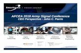 AFCEA 2018 Army Signal Conference · Server and Application Virtualization Enterprise Content Management Service-Oriented Architecture Design and Development Geospatial Technology