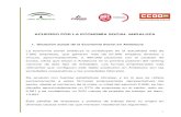 Acuerdo economía social - Junta de Andalucía · 2013. 6. 18. · ACUERDO POR LA ECONOMÍA SOCIAL ANDALUZA 1. Situación actual de la Economía Social en Andalucía La economía