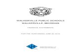 WALKERVILLE PUBLIC SCHOOLS WALKERVILLE, MICHIGAN · 2018. 12. 17. · preparing the information and comparing the information for consistency with management’s responses to our