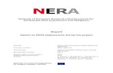Report · Report Report on ERRN deployments during the project Activity: Networking European Rapid Response Networks Activity number: NA4, Task 4.5 Deliverable: Report on ERRN deployments