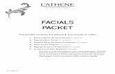 FACIALS PACKET · 8. Apply four drops of EXTRACT Dry Skin Hydrating Oil and do facial massage for 5-7 minutes 9. Allow to set for 5 minutes. Cover with warm towels and/or use steam