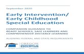 Early Intervention/ Early Childhood Special Education Early Intervention/Early Childhood Special Education