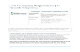 New L H mergency Preparedness (All Hazards Response) · 2019. 12. 12. · 65.2 1 L H mergency Preparedness (All Hazards Response) Louisiana Department of Health (LDH) Policy Number