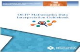 OSTP Mathematics Data Interpretation Guidebook Math Data...OSTP Mathematics Data Interpretation Guide- OSDE Assessment and Data Literacy/ June 2019 . About OSTP Data Data from state