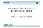 Instituto de Pesos e Medidas do Estado do Paranáinmetro.gov.br/portalrbmlq/documentos_disponiveis/Eventos/Prêmio... · Instituto de Pesos e Medidas do Estado do Paraná Autor do