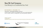New Elk Coal Company - UNECE · new elk coal company: coal mining in an established gas field raymond c. pilcher, p.g. president, raven ridge resources, incorporated chair, unece