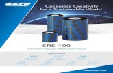 SRS-100 RESIN RIBBON BY SATO · RIBBON PROPERTIES Ink Colour Thickness Carrier Ink Melting Point Optical Density (transmission) Optical Density (reflective) Maximum Print Speed Resin