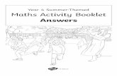 Year 4 Summer-Themed Maths Activity Booklet · visit twinkl.com Year 4 Summer-Themed Maths Activity Booklet Answers