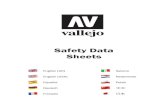 Home - Acrylicos Vallejo - Safety Data Sheets...English (UK) English (USA) Español Deutsch Français Italiano Nederlands Polski 中文 日本 Safety Data Sheets MECHA MATT VARNISH